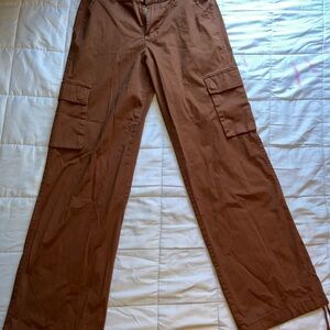 Women Brown Cargo Pants